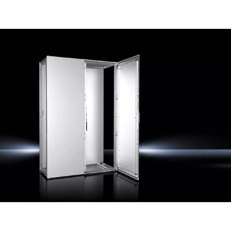Rittal VX Baying Enclosure System, 2-Door, 1200x1800x500 mm, IP55, RAL 7035