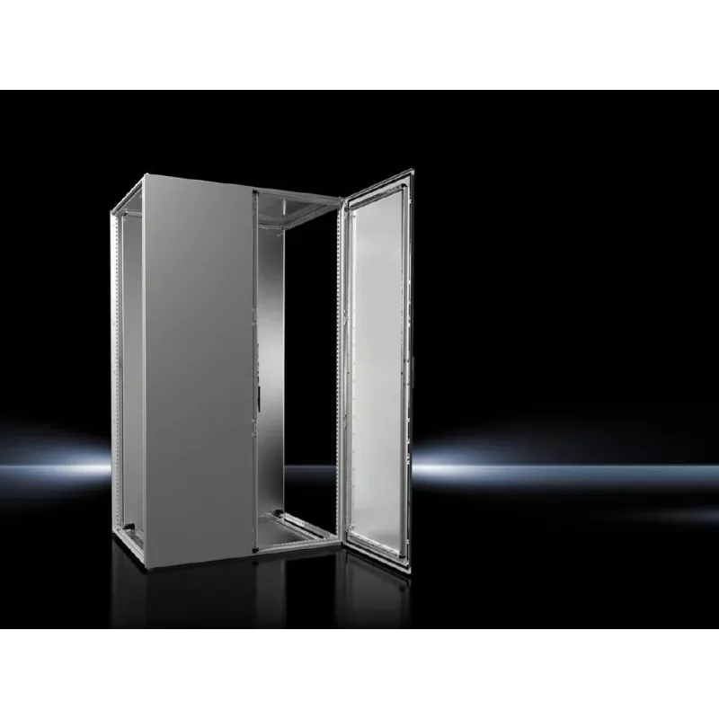 Rittal VX Baying Enclosure System, 2-Door, 1200x2000x800 mm, Light Grey