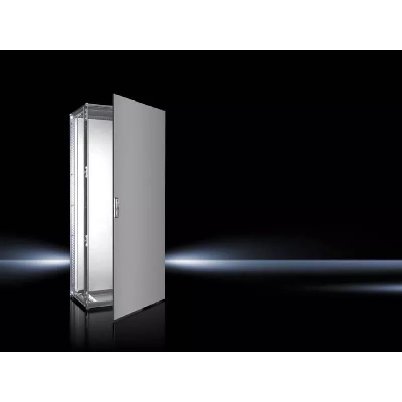 Rittal VX Baying Enclosure System, Single Door, 800x1800x500 mm, RAL 7035 Light Grey