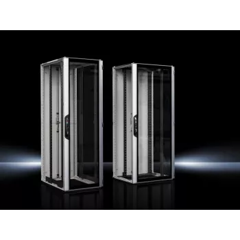 Rittal VX IT Network Cabinet 24U 19 inch 800x800x1200mm Light Grey/Jet Black