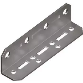Rittal VX Plinth Extension Bracket for 100 mm High, 200 mm Deep Plinth Panels, Zinc-Plated Steel 8660400