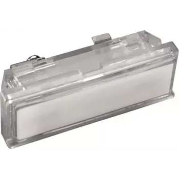RITTO 1590200 Transparent Bell Push Button, 1-Gang, Flush-Mounted, 250V AC, 10A