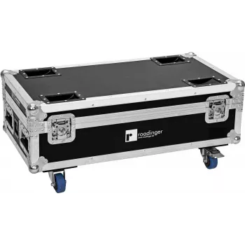 ROADINGER Flight Case for 6 AKKU IP UP-4 Plus HCL Spot WDMX with Charging Function 31005215