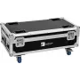 ROADINGER Flight Case for 6 AKKU IP UP-4 Plus HCL Spot WDMX with Charging Function 31005215