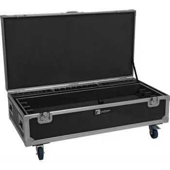 ROADINGER Flight Case for 8x AKKU IP Pixel Tube 360° PRO CRMX with Charging Function and Castors