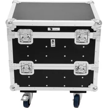 ROADINGER Flight Case for 8x Eurolite IP PIX Strobe RGB CW+WW with Wheels 64x46.5x56.5cm