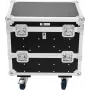 ROADINGER Flight Case for 8x Eurolite IP PIX Strobe RGB CW+WW with Wheels 64x46.5x56.5cm