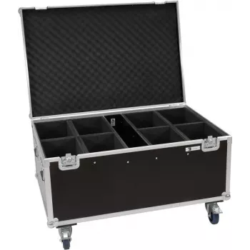 ROADINGER Flightcase 8x LED IP PAR 12x8W QCL/12x9W SQL Spot with Castors 31005202