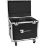 ROADINGER Flightcase for 2x EUROLITE DMH-190 Moving Heads with Castors Black