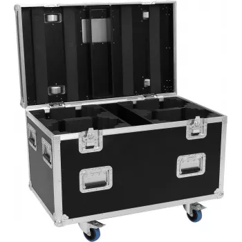 ROADINGER Flightcase for 4x LED IP TMH-H420 Wash Moving Heads with Castors