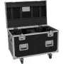 ROADINGER Flightcase Highline 2x DMH-380 with Rollers Black 100 kg Load 100x60x73 cm