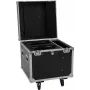 ROADINGER Flightcase PRO 2x IP TMH-W285 with Wheels Black 100kg Load Capacity