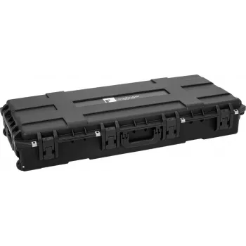 ROADINGER Plastic Case for 4x AKKU IP Pixel Tube 360° CRMX - Trolley 117 cm Black