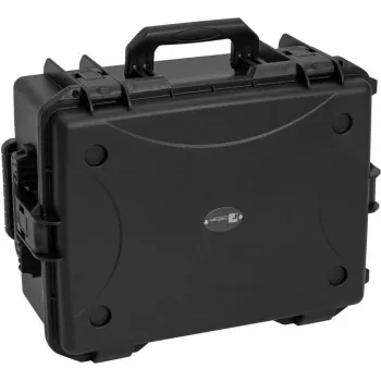 ROADINGER Plastic Case for 8x AKKU Flat Light with Trolley 55x42x26cm Black
