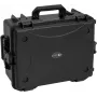 ROADINGER Plastic Case for 8x AKKU Flat Light with Trolley 55x42x26cm Black