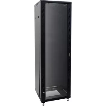 ROADINGER SSC-36 36U 19 inch Steel Rack Cabinet with Glass Door, 60x60x179 cm, 200 kg Load