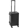 ROADINGER UKC-4R Universal Trolley Case with Telescopic Handle Black, Interior 45.5 x 27.5 x 20 cm