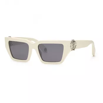 Roberto Cavalli Sunglasses SRC016M55847X Unisex Rectangular Black/Grey 55/19/135 mm
