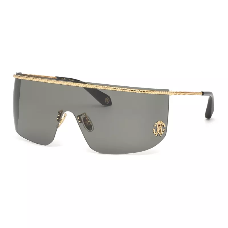 ROBERTO CAVALLI Unisex Sunglasses SRC012M990300 Oversized Plastic Frame UV400