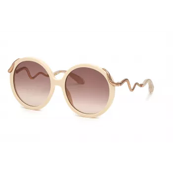 Roberto Cavalli Women's Sunglasses SRC004M599X7Y Havana Brown Gradient 59mm