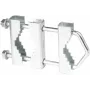 ROBSON Cybant Antenna Mast U-Bolt Clamp - Galvanized Steel, 38-50 mm, M6