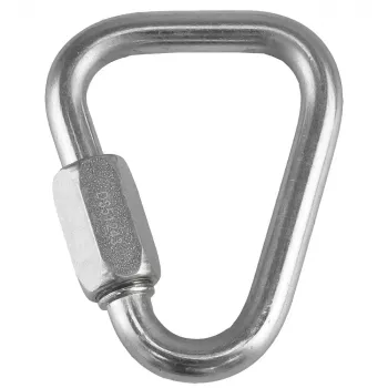 Rock Empire Maillon Delta 8 mm Galvanized Steel Quick Link – 40 kN Screw Gate Connector