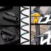 ROCKBROS T609 Bicycle Lock with 1.5 m Combination Cable - Black