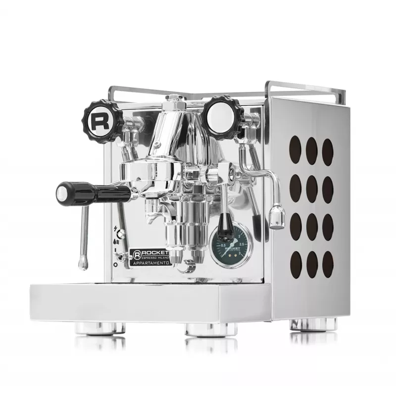 Rocket Appartamento 2.0 Classic Espresso Machine with Portafilter Stainless Steel Black