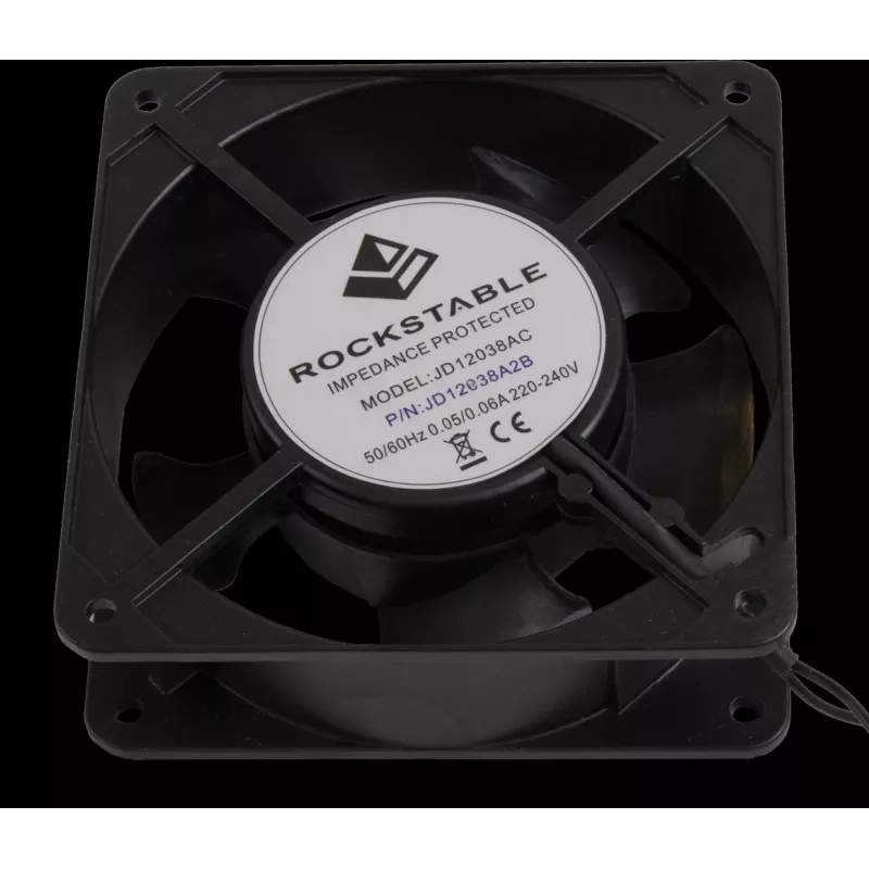 Rockstable 120mm Fan - Cooling Fan - 112 m³/h - Black - 1 Piece(s) - 610 g (RS19-FT1212)