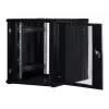 Rockstable 18U 19-Inch Server Rack Cabinet with Mesh Front Door - Freestanding - 800 kg Load Capacity - Key Lock - Cable Management Rails - Adjustable Feet (RS19-8018PP)