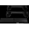 Rockstable 19 Inch Rolling Plinth - Black - SPCC Steel - 600x600 mm - RS19-PH6610