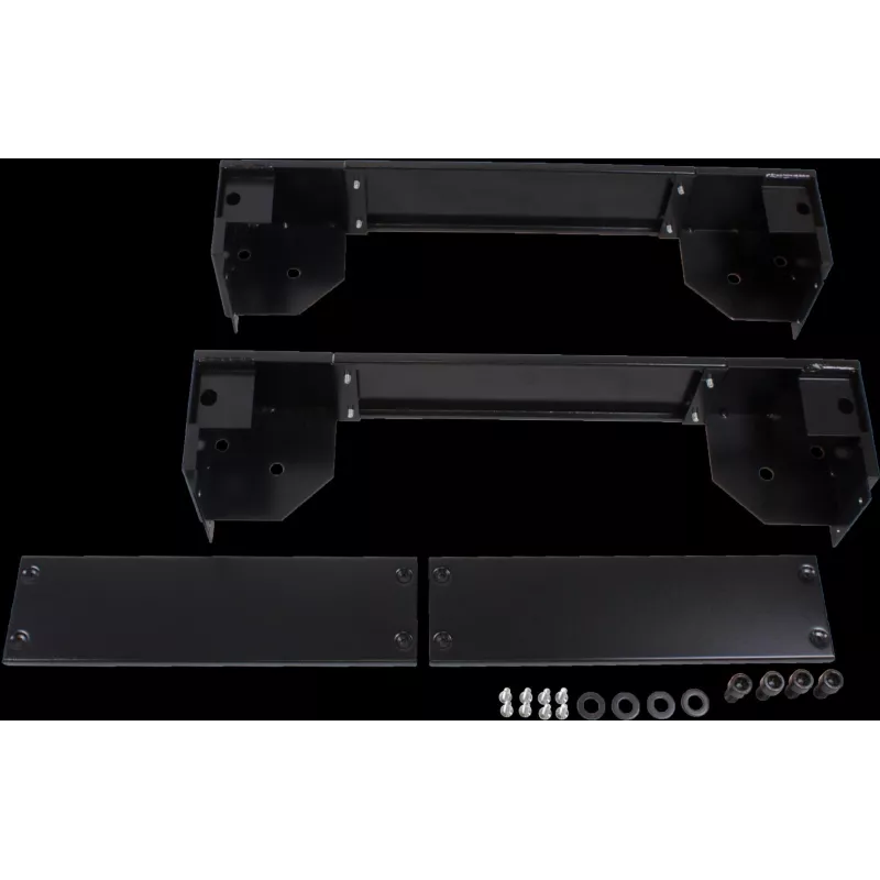 Rockstable 19 Inch Rolling Plinth - Black - SPCC Steel - 600x600 mm - RS19-PH6610