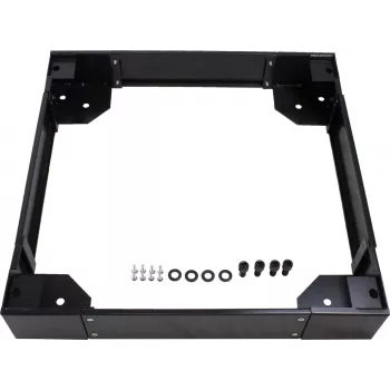 Rockstable 19 Inch Rolling Plinth - Black - SPCC Steel - 600x600 mm - RS19-PH6610