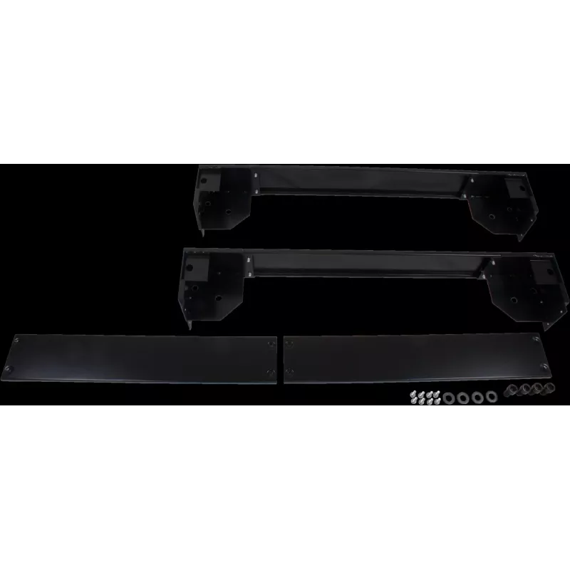 Rockstable 19 Inch Rolling Plinth - Black - SPCC Steel - 800x800 mm - RS19-PH8810