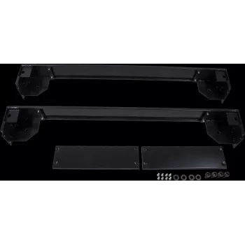 Rockstable 19 Inch Rolling Plinth - Caster Platform - Black - SPCC Steel - 600 mm x 1000 mm