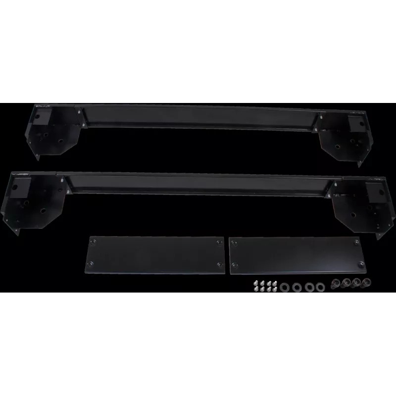 Rockstable 19 Inch Rolling Plinth - Caster Platform - Black - SPCC Steel - 600 mm x 1000 mm