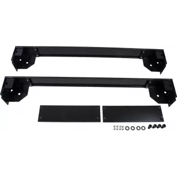 Rockstable 19 Inch Rolling Plinth - Caster Platform - Black - SPCC Steel - 600 mm x 1000 mm