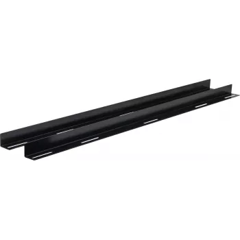 Rockstable 19 L-Support Rails for 1200mm Depth - Rack Rail Set - Black - Steel - 48.3 cm (19 Inch) - 35 mm - 950 mm