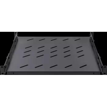 Rockstable 1U 19 inch Heavy Duty Rack Shelf - 100 kg Load Capacity, SPCC Steel, Black (RS19-SFH78)