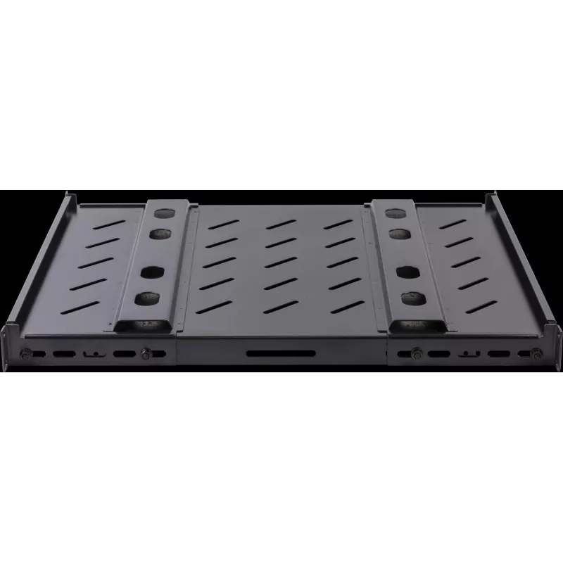 Rockstable 1U 19 inch Heavy Duty Rack Shelf - 100 kg Load Capacity, SPCC Steel, Black (RS19-SFH78)