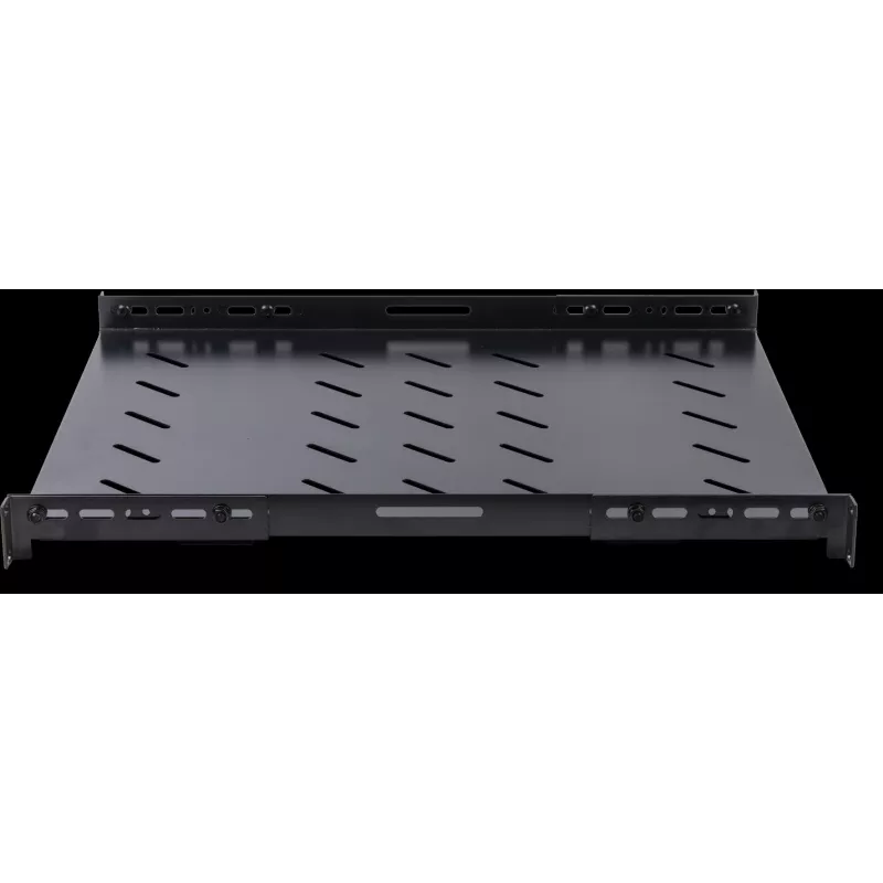 Rockstable 1U 19 inch Heavy Duty Rack Shelf - 100 kg Load Capacity, SPCC Steel, Black (RS19-SFH78)