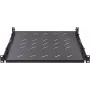 Rockstable 1U 19 inch Heavy Duty Rack Shelf - 100 kg Load Capacity, SPCC Steel, Black (RS19-SFH78)