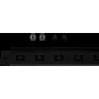 Rockstable 1U 19 Inch Cable Management Panel - Black - SPCC Steel - 485 mm