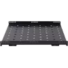 Rockstable 1U 19-inch Heavy-Duty Rack Shelf - Fixed Shelf - SPCC Steel - Black - 1 Piece - 3.2 kg (RS19-SFH68)