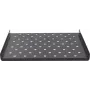 Rockstable 1U 19-inch Heavy-Duty Rack Shelf - Fixed Shelf - SPCC Steel - Black - 1 Piece - 3.2 kg (RS19-SFH68)