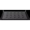 Rockstable 1U 19-inch Heavy Duty Shelf - Fixed Rack Shelf - SPCC Cold Rolled Steel - Black - 50 kg Load Capacity - 760 mm Depth (RS19-SFH76)
