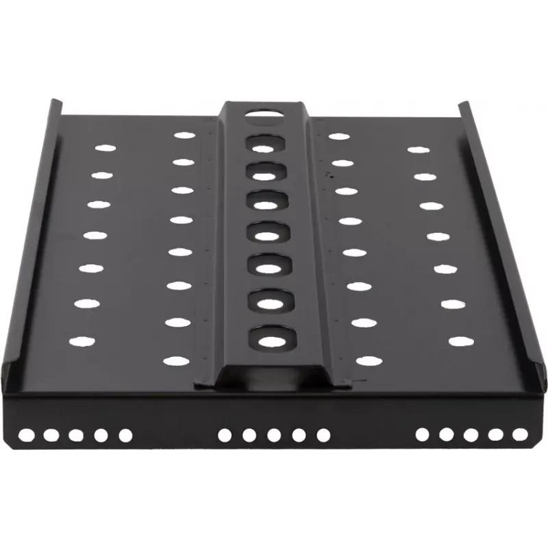 Rockstable 1U 19-inch Heavy Duty Shelf - Fixed Rack Shelf - SPCC Steel - Black - 50 kg Load Capacity - 482 x 660 x 44 mm (RS19-SFH66)
