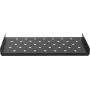 Rockstable 1U 19-inch Heavy Duty Shelf - Fixed Rack Shelf - SPCC Steel - Black - 50 kg Load Capacity - 482 x 660 x 44 mm (RS19-SFH66)