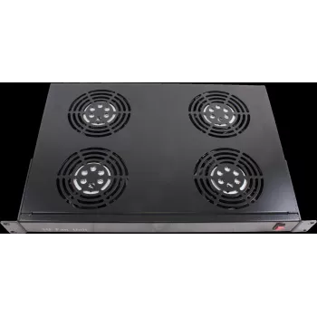 Rockstable 1U 19 inch Ventilation Element - Cooling Fan - Built-in Fan - 440 m³/h - Steel - Black - 1 Piece(s) (RS19-FT1U4)
