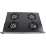 Rockstable 1U 19 inch Ventilation Element - Cooling Fan - Built-in Fan - 440 m³/h - Steel - Black - 1 Piece(s) (RS19-FT1U4)
